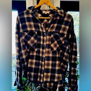 Gilded intent flannel